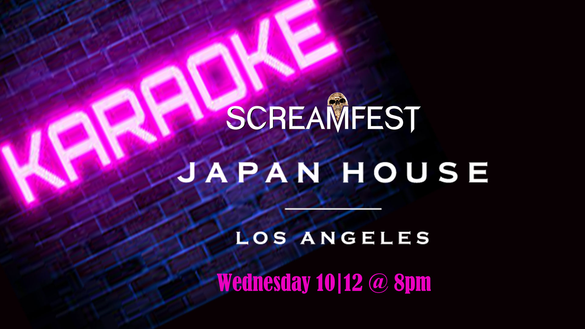 Filmmaker Lounge At Japan House SCREAMFEST