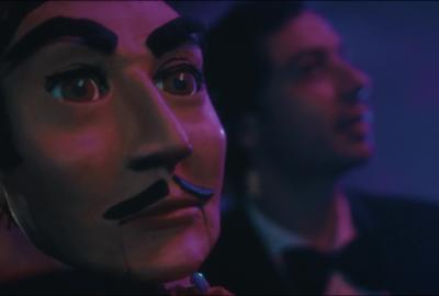 Pedro and his trusted puppet, Luis.